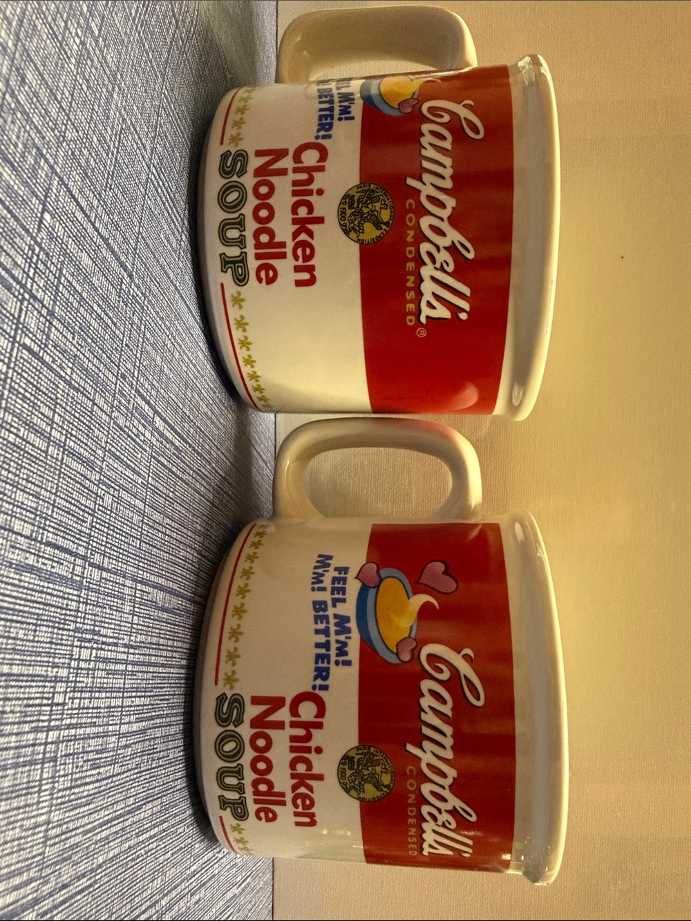 Campbell’s Red & White Chicken Noodle Soup Ceramic Mug - Set of 2